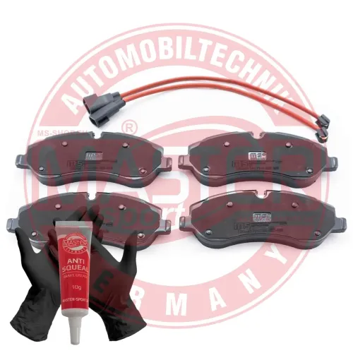 Bremsbelagsatz, Scheibenbremse Vorderachse MASTER-SPORT GERMANY 13046119672N-SET-MS Bild Bremsbelagsatz, Scheibenbremse Vorderachse MASTER-SPORT GERMANY 13046119672N-SET-MS