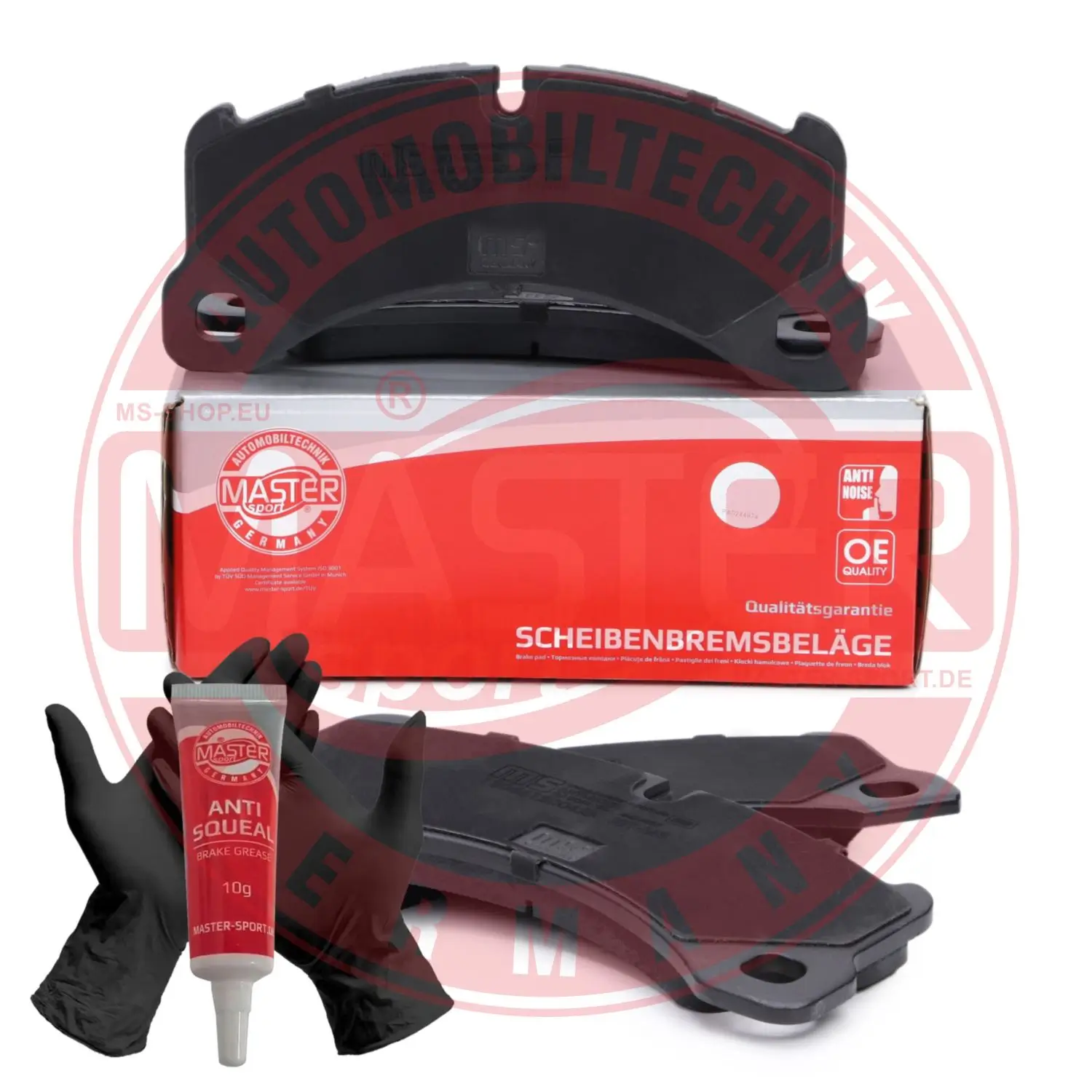 Bremsbelagsatz, Scheibenbremse Vorderachse MASTER-SPORT GERMANY 13046120042N-SET-MS