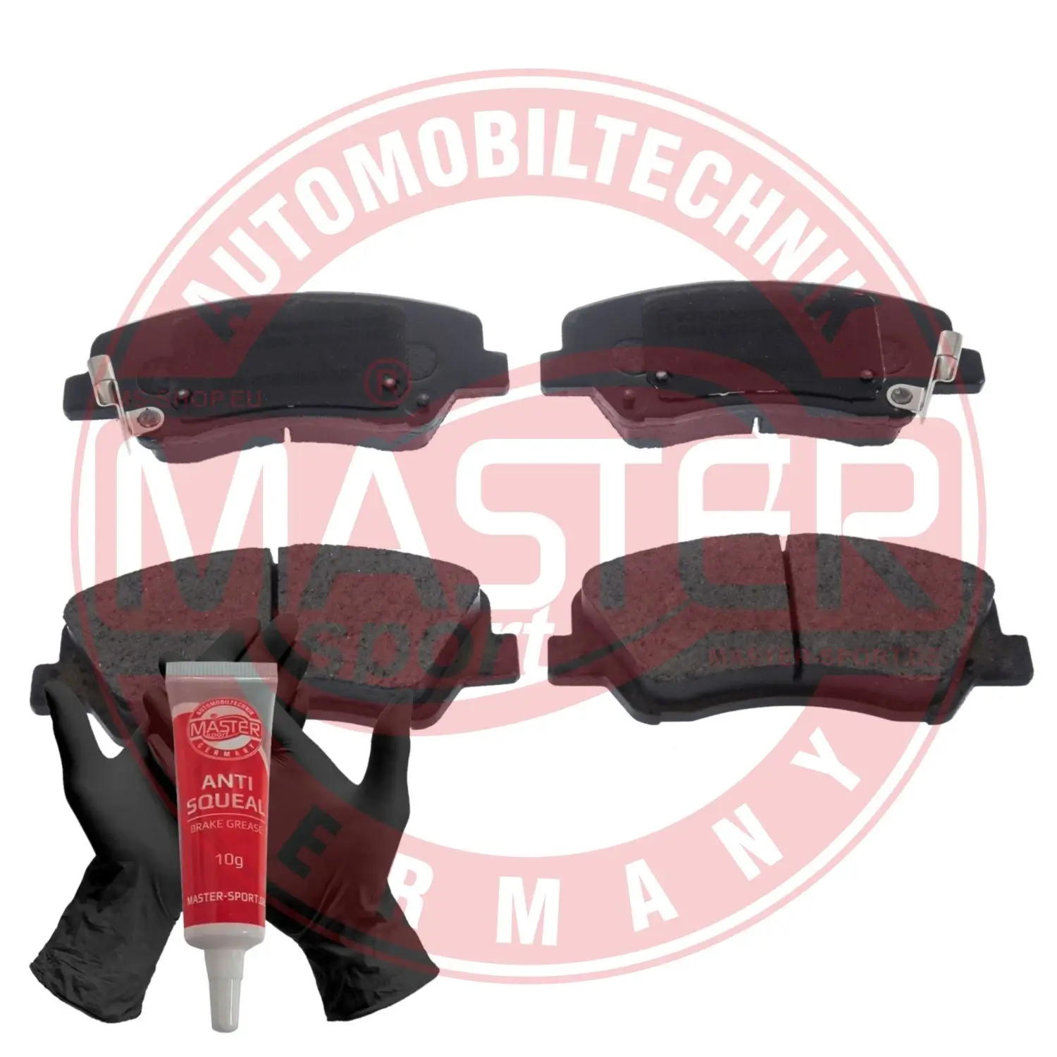 Bremsbelagsatz, Scheibenbremse Vorderachse MASTER-SPORT GERMANY 13046120352N-SET-MS