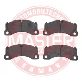 Bremsbelagsatz, Scheibenbremse Vorderachse MASTER-SPORT GERMANY 13046120522N-SET-MS