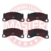 Bremsbelagsatz, Scheibenbremse Vorderachse MASTER-SPORT GERMANY 13046120522N-SET-MS Bild Bremsbelagsatz, Scheibenbremse Vorderachse MASTER-SPORT GERMANY 13046120522N-SET-MS