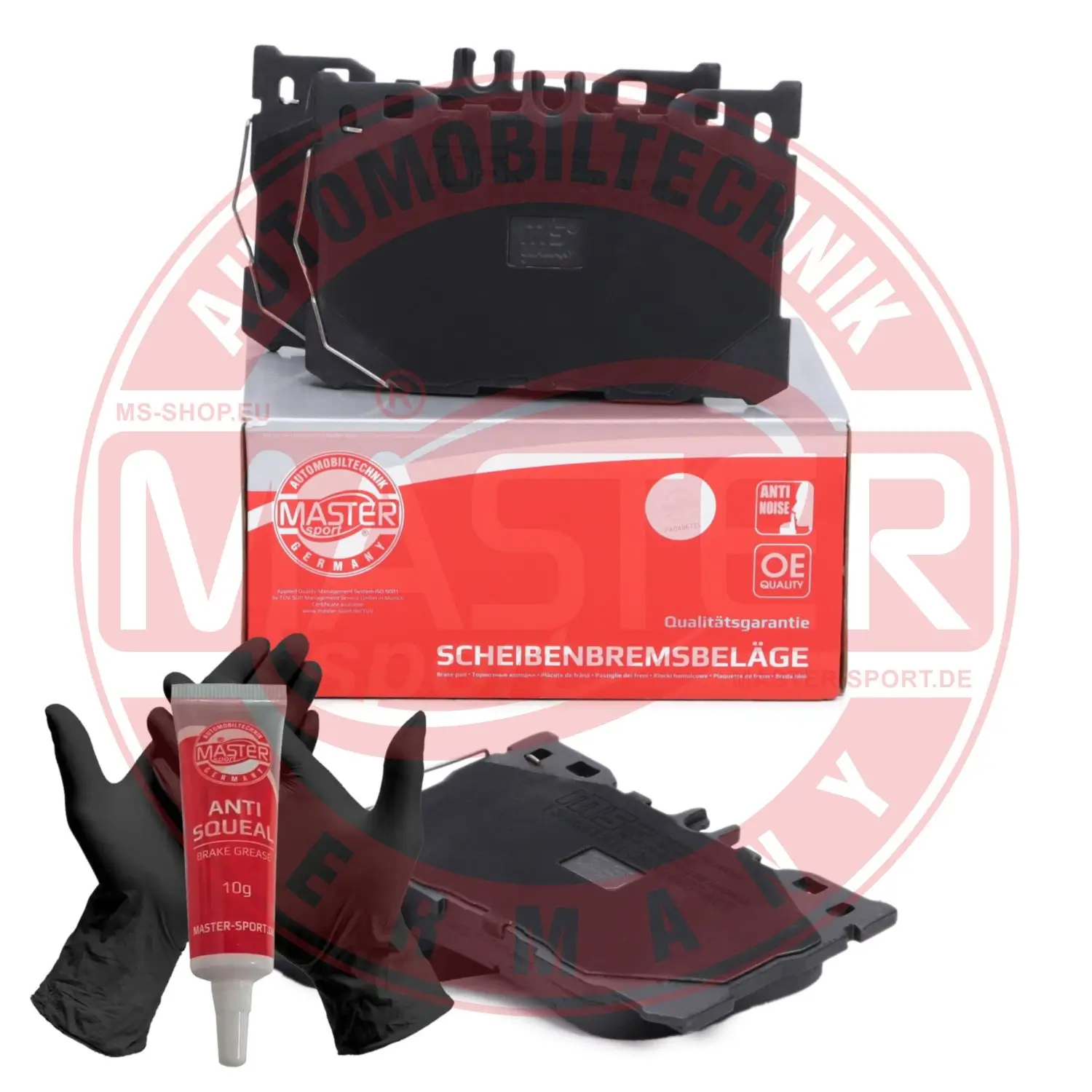 Bremsbelagsatz, Scheibenbremse Vorderachse MASTER-SPORT GERMANY 13046121502N-SET-MS