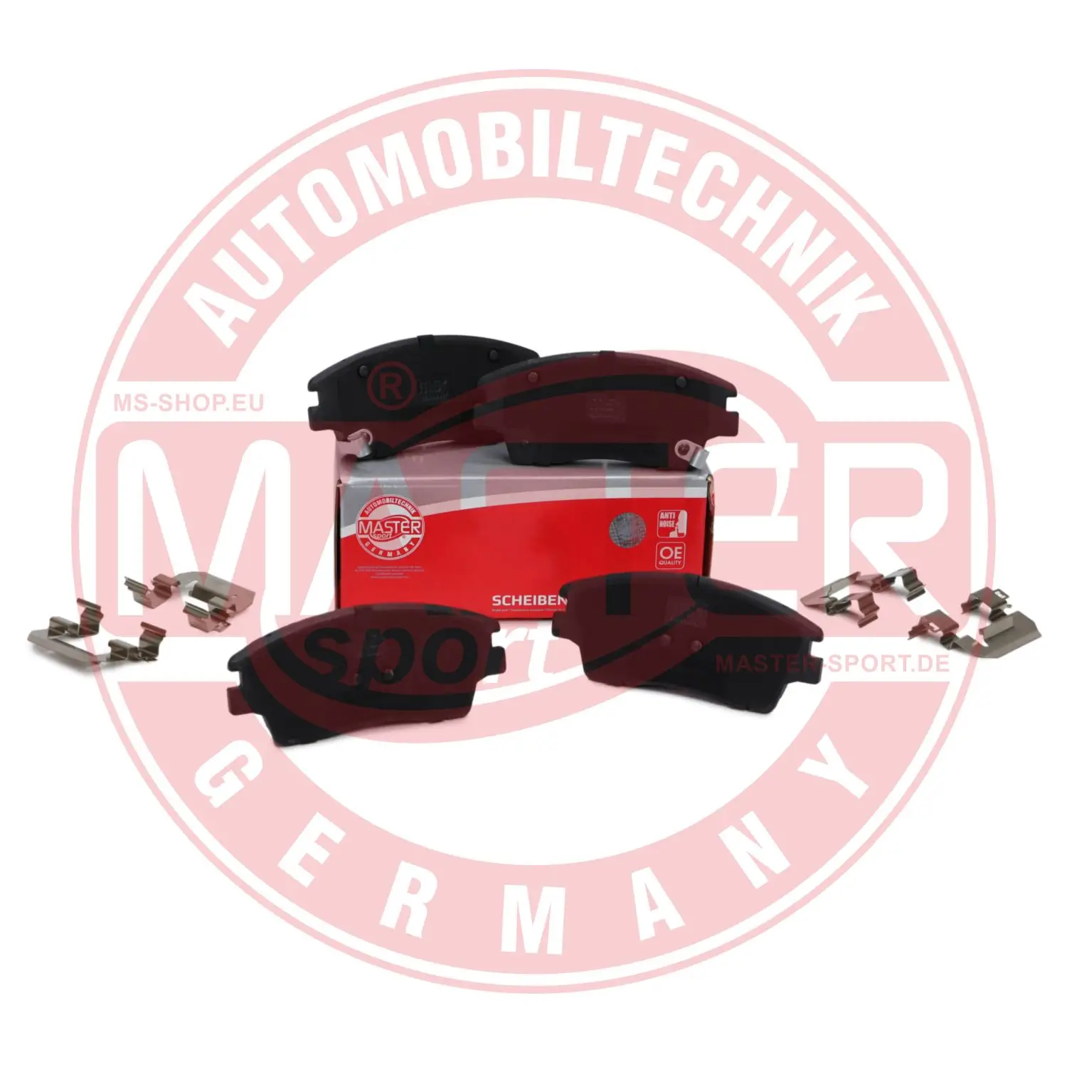 Bremsbelagsatz, Scheibenbremse Vorderachse MASTER-SPORT GERMANY 13046121972N-SET-MS