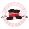 Bremsbelagsatz, Scheibenbremse Vorderachse MASTER-SPORT GERMANY 13046121972N-SET-MS