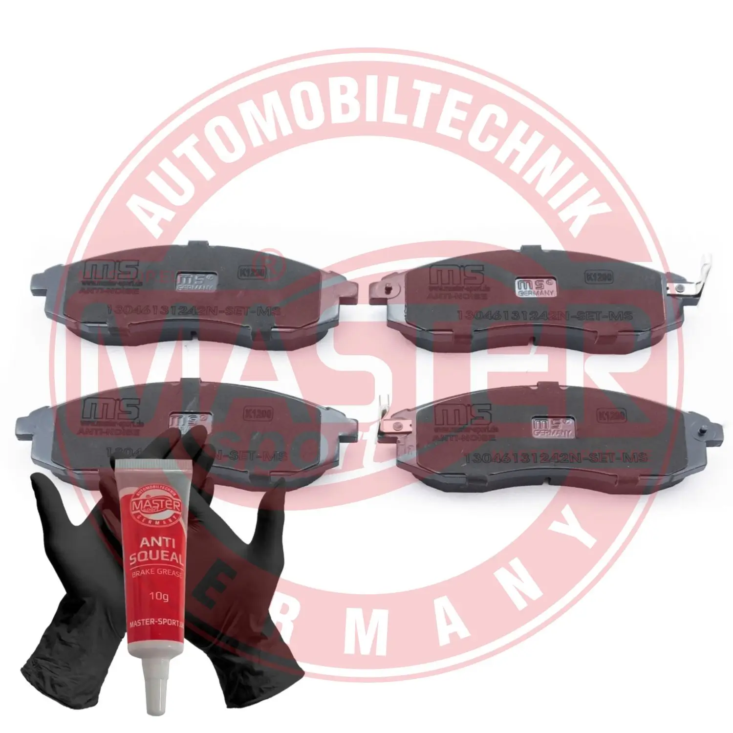 Bremsbelagsatz, Scheibenbremse Vorderachse MASTER-SPORT GERMANY 13046131242N-SET-MS