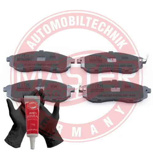 Bremsbelagsatz, Scheibenbremse Vorderachse MASTER-SPORT GERMANY 13046131242N-SET-MS Bild Bremsbelagsatz, Scheibenbremse Vorderachse MASTER-SPORT GERMANY 13046131242N-SET-MS