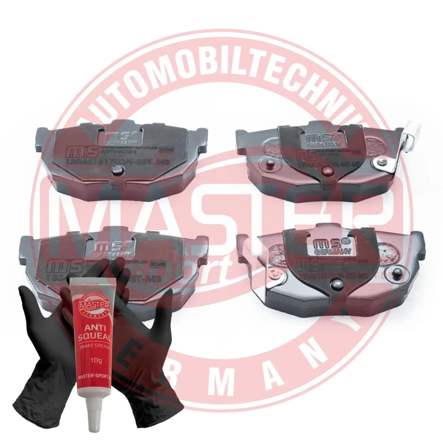 Bremsbelagsatz, Scheibenbremse Hinterachse MASTER-SPORT GERMANY 13046131702N-SET-MS