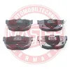 Bremsbelagsatz, Scheibenbremse Hinterachse MASTER-SPORT GERMANY 13046131702N-SET-MS
