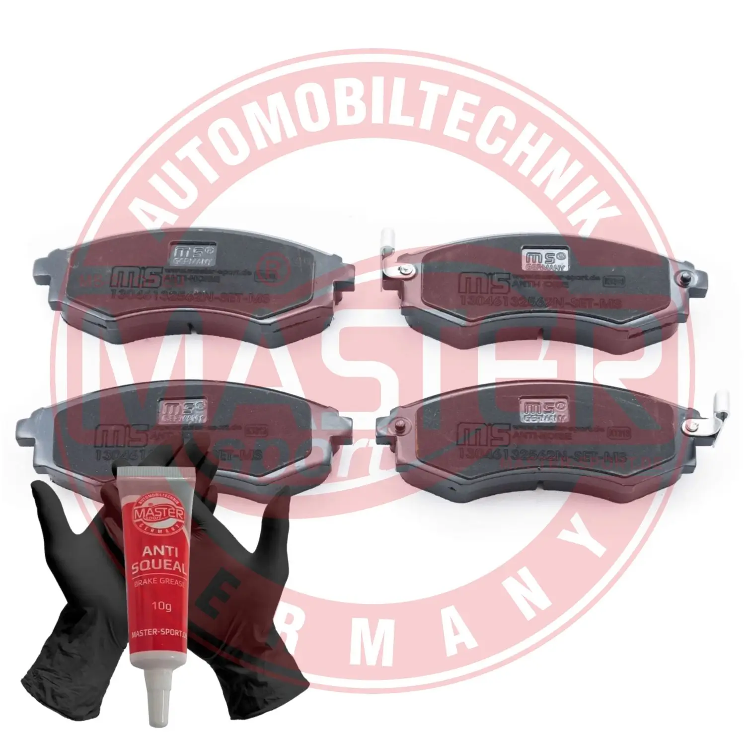 Bremsbelagsatz, Scheibenbremse Vorderachse MASTER-SPORT GERMANY 13046132562N-SET-MS