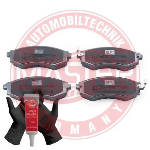 Bremsbelagsatz, Scheibenbremse Vorderachse MASTER-SPORT GERMANY 13046132562N-SET-MS Bild Bremsbelagsatz, Scheibenbremse Vorderachse MASTER-SPORT GERMANY 13046132562N-SET-MS