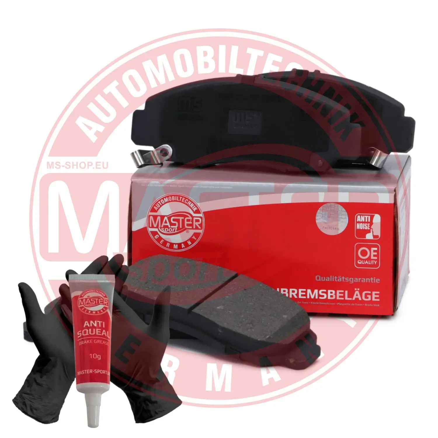 Bremsbelagsatz, Scheibenbremse Vorderachse MASTER-SPORT GERMANY 13046132682N-SET-MS