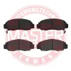 Bremsbelagsatz, Scheibenbremse Vorderachse MASTER-SPORT GERMANY 13046132682N-SET-MS