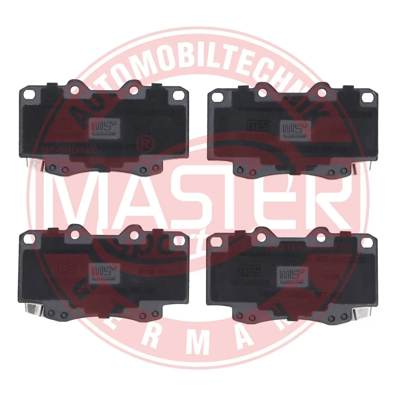Bremsbelagsatz, Scheibenbremse Vorderachse MASTER-SPORT GERMANY 13046134282N-SET-MS