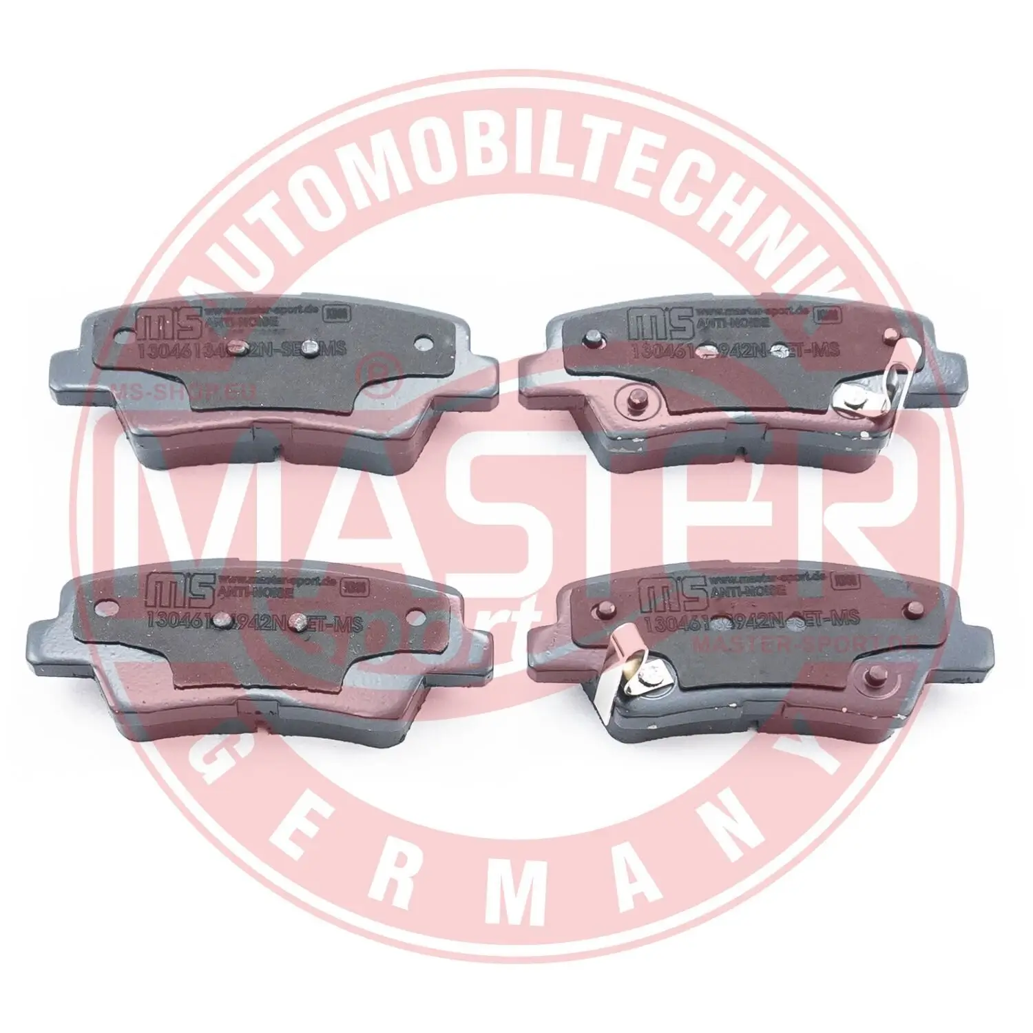 Bremsbelagsatz, Scheibenbremse Hinterachse MASTER-SPORT GERMANY 13046134942N-SET-MS