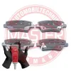 Bremsbelagsatz, Scheibenbremse Hinterachse MASTER-SPORT GERMANY 13046134942N-SET-MS