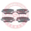 Bremsbelagsatz, Scheibenbremse Hinterachse MASTER-SPORT GERMANY 13046134942N-SET-MS