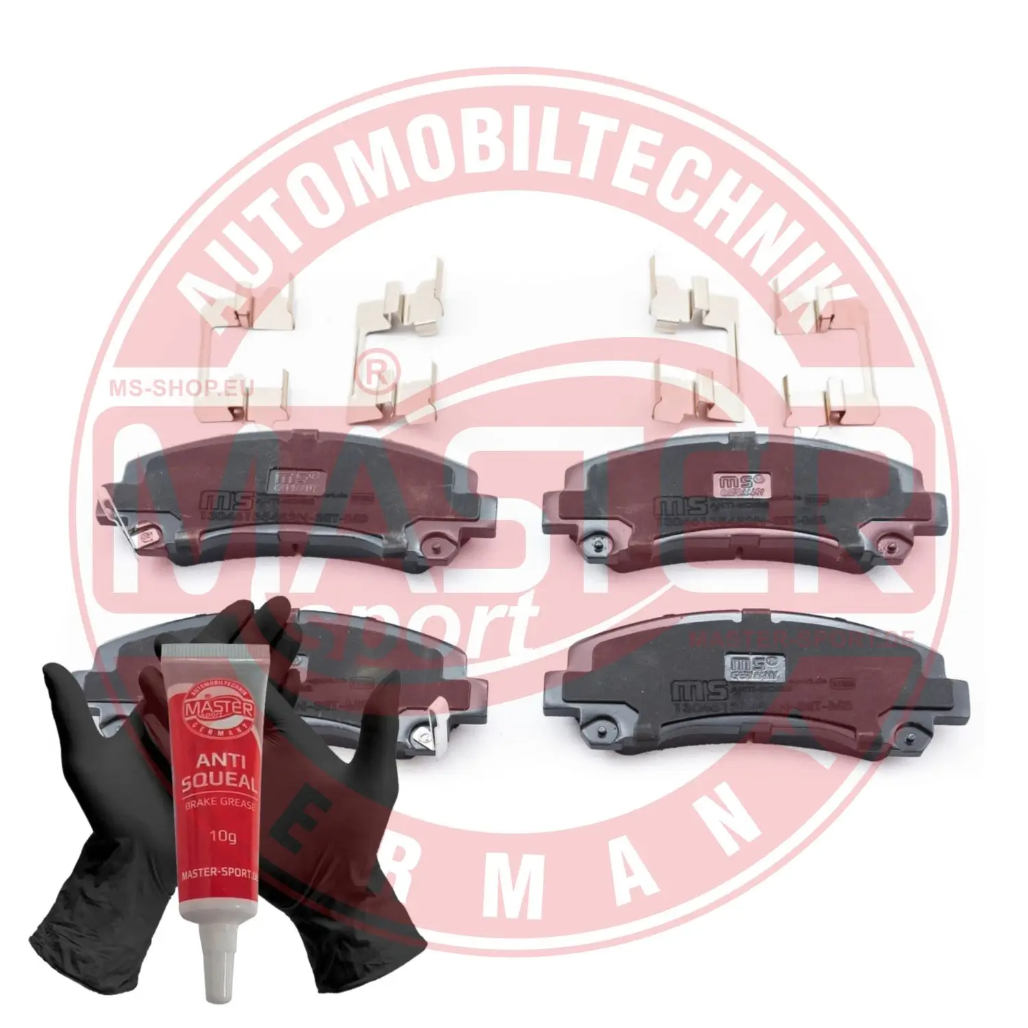 Bremsbelagsatz, Scheibenbremse Vorderachse MASTER-SPORT GERMANY 13046135452N-SET-MS