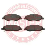 Bremsbelagsatz, Scheibenbremse MASTER-SPORT GERMANY 13046135772N-SET-MS