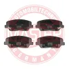 Bremsbelagsatz, Scheibenbremse Vorderachse MASTER-SPORT GERMANY 13046135822N-SET-MS Bild Bremsbelagsatz, Scheibenbremse Vorderachse MASTER-SPORT GERMANY 13046135822N-SET-MS