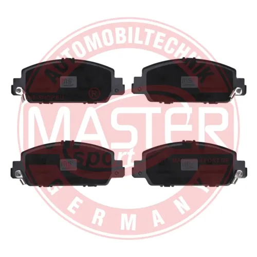 Bremsbelagsatz, Scheibenbremse Vorderachse MASTER-SPORT GERMANY 13046136152N-SET-MS Bild Bremsbelagsatz, Scheibenbremse Vorderachse MASTER-SPORT GERMANY 13046136152N-SET-MS