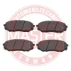 Bremsbelagsatz, Scheibenbremse Vorderachse MASTER-SPORT GERMANY 13046136382N-SET-MS