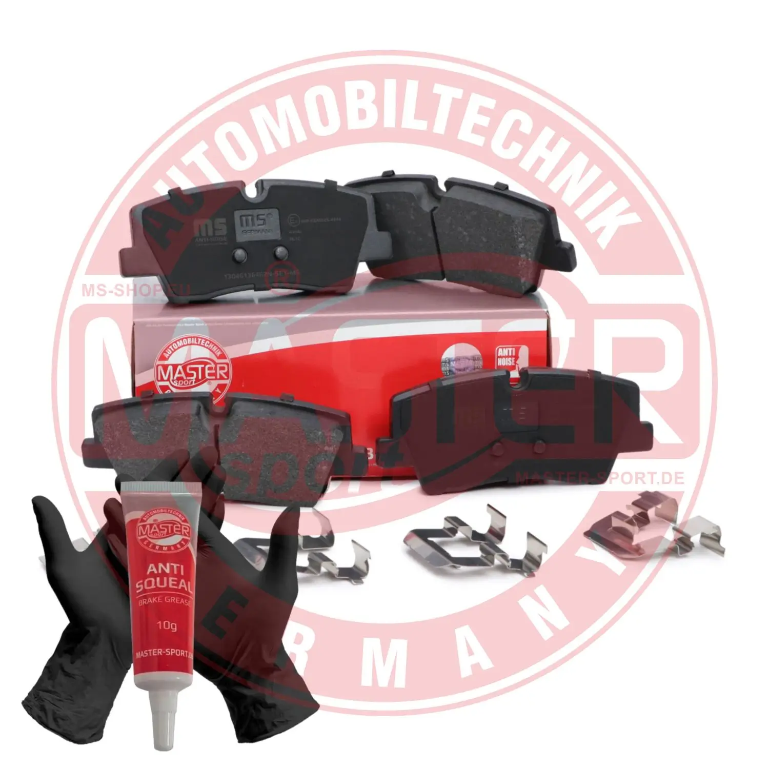 Bremsbelagsatz, Scheibenbremse Hinterachse MASTER-SPORT GERMANY 13046136462N-SET-MS