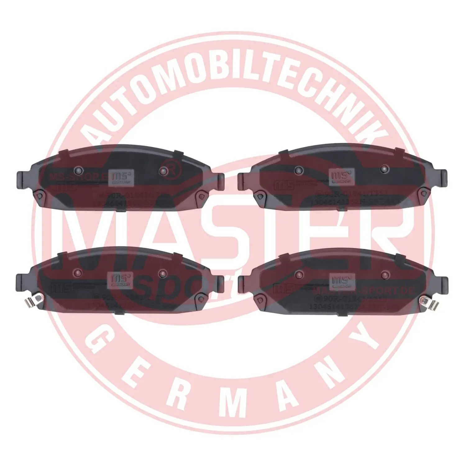 Bremsbelagsatz, Scheibenbremse Vorderachse MASTER-SPORT GERMANY 13046141362N-SET-MS