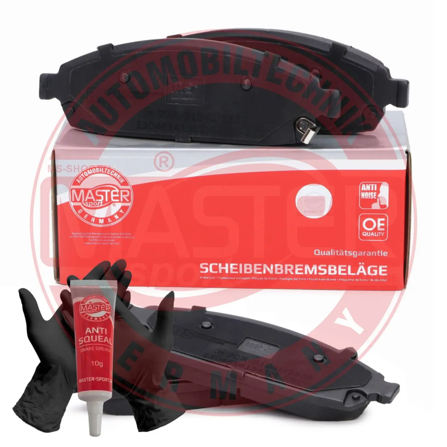 Bremsbelagsatz, Scheibenbremse Vorderachse MASTER-SPORT GERMANY 13046141362N-SET-MS