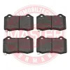 Bremsbelagsatz, Scheibenbremse Hinterachse MASTER-SPORT GERMANY 13046141712N-SET-MS
