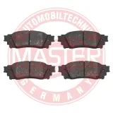 Bremsbelagsatz, Scheibenbremse Hinterachse MASTER-SPORT GERMANY 13046144592N-SET-MS