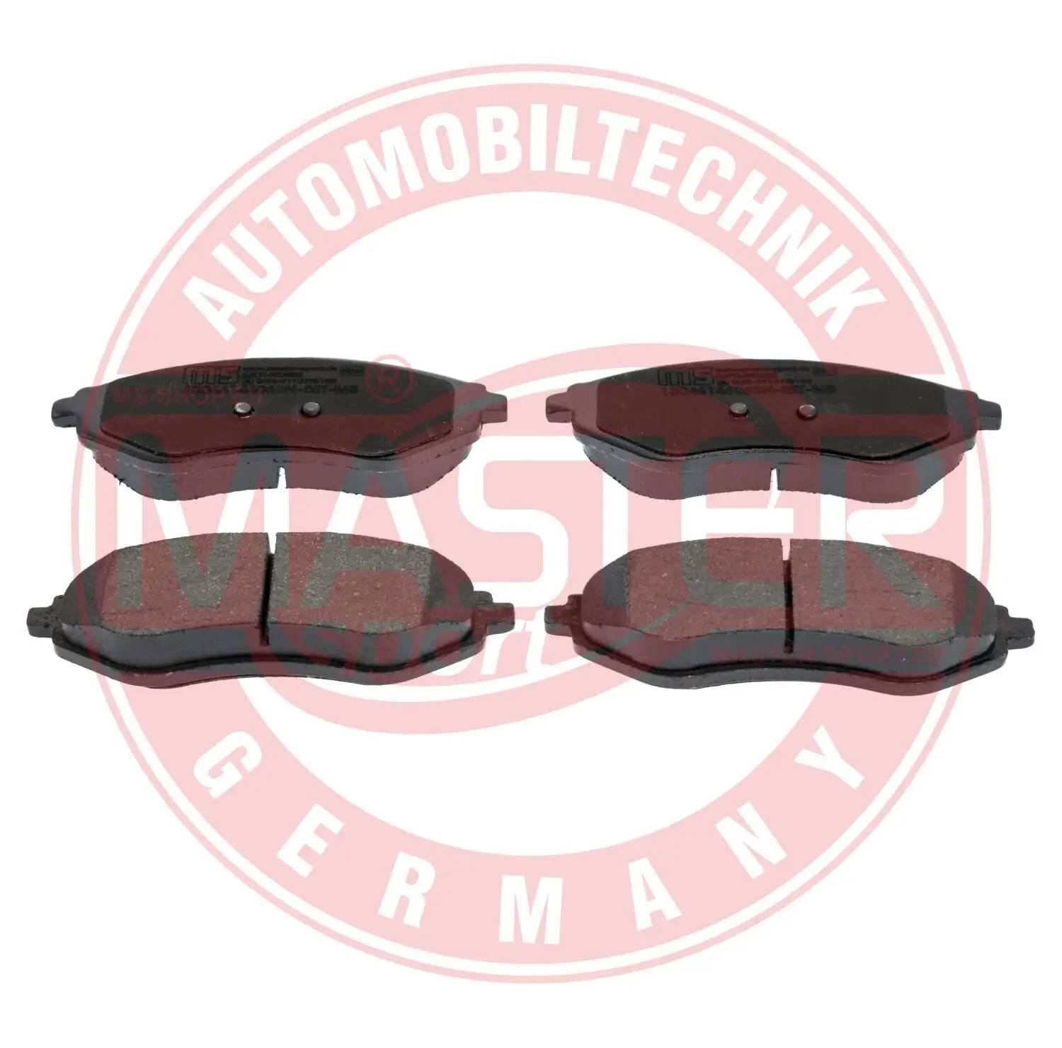 Bremsbelagsatz, Scheibenbremse Vorderachse MASTER-SPORT GERMANY 13046146062N-SET-MS