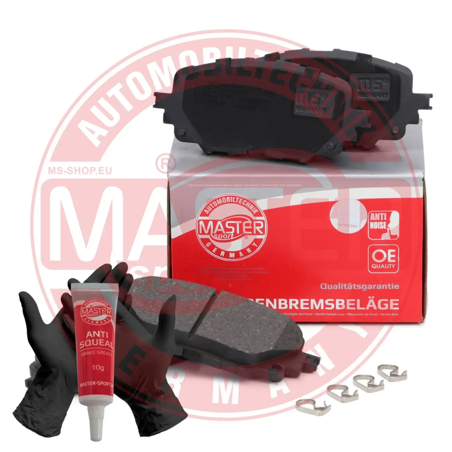 Bremsbelagsatz, Scheibenbremse Vorderachse MASTER-SPORT GERMANY 13046148732N-SET-MS