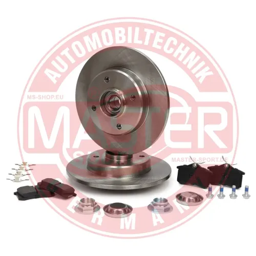 Bremsensatz, Scheibenbremse Hinterachse MASTER-SPORT GERMANY 200901001 Bild Bremsensatz, Scheibenbremse Hinterachse MASTER-SPORT GERMANY 200901001