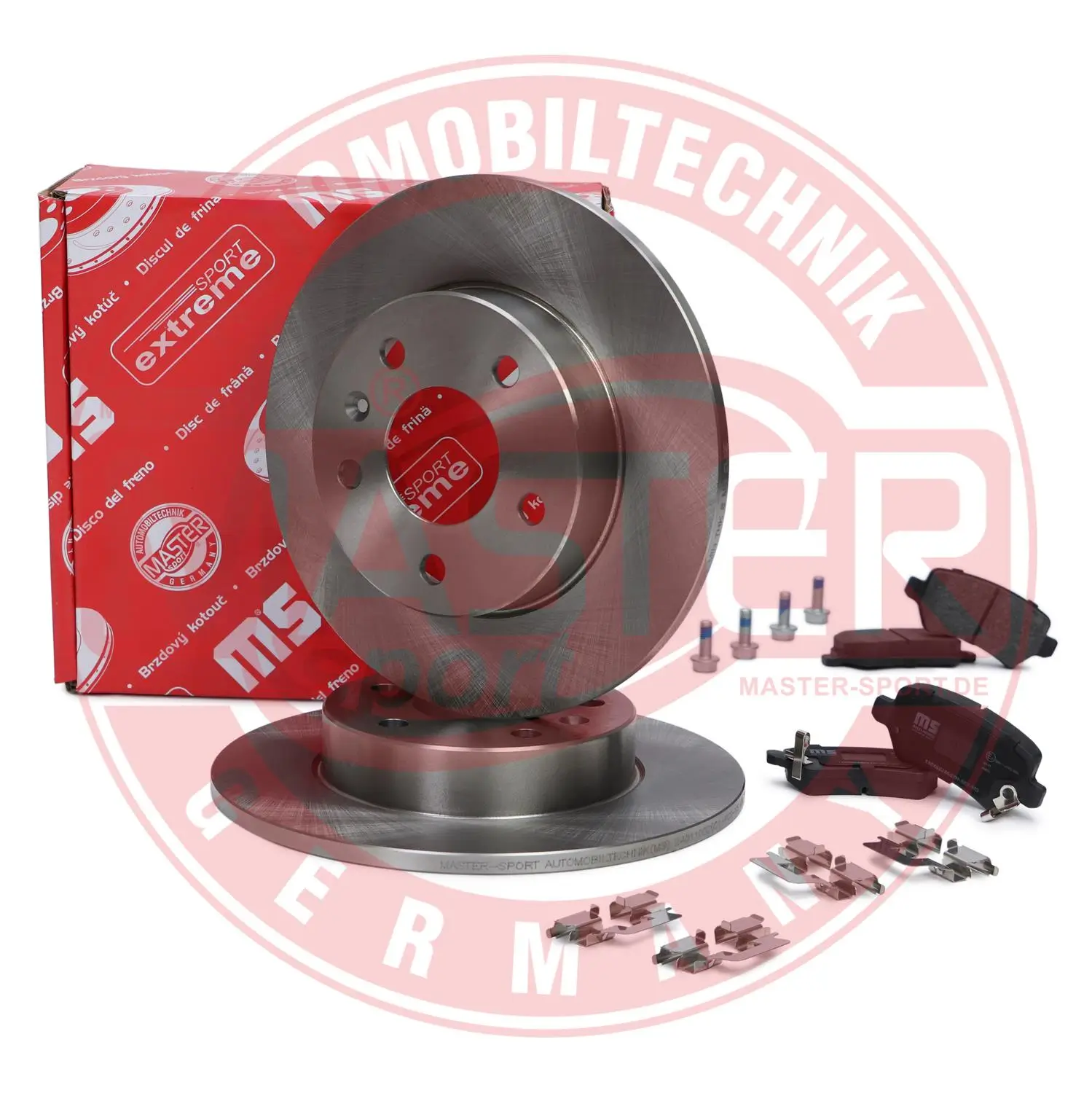 Bremsensatz, Scheibenbremse Hinterachse MASTER-SPORT GERMANY 201002500