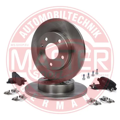 Bremsensatz, Scheibenbremse Hinterachse MASTER-SPORT GERMANY 201002500 Bild Bremsensatz, Scheibenbremse Hinterachse MASTER-SPORT GERMANY 201002500