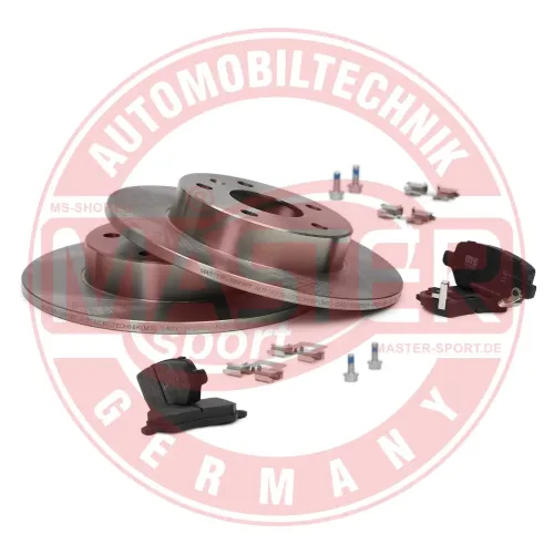 Bremsensatz, Scheibenbremse Hinterachse MASTER-SPORT GERMANY 201002500 Bild Bremsensatz, Scheibenbremse Hinterachse MASTER-SPORT GERMANY 201002500