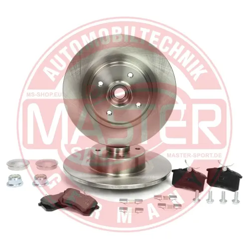 Bremsensatz, Scheibenbremse Hinterachse MASTER-SPORT GERMANY 201003250 Bild Bremsensatz, Scheibenbremse Hinterachse MASTER-SPORT GERMANY 201003250