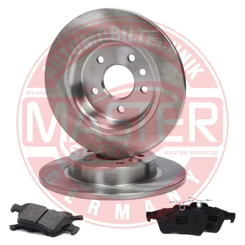 Bremsensatz, Scheibenbremse Hinterachse MASTER-SPORT GERMANY 201101580 Bild Bremsensatz, Scheibenbremse Hinterachse MASTER-SPORT GERMANY 201101580