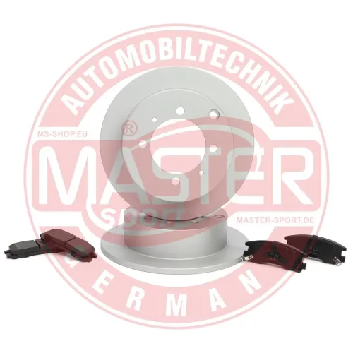 Bremsensatz, Scheibenbremse Hinterachse MASTER-SPORT GERMANY 201102400 Bild Bremsensatz, Scheibenbremse Hinterachse MASTER-SPORT GERMANY 201102400