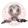 Bremsensatz, Scheibenbremse Vorderachse MASTER-SPORT GERMANY 201201260