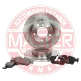 Bremsensatz, Scheibenbremse Vorderachse MASTER-SPORT GERMANY 201201260