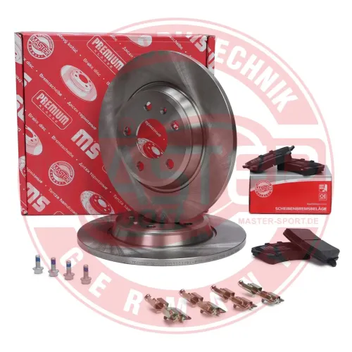 Bremsensatz, Scheibenbremse Hinterachse MASTER-SPORT GERMANY 201201780 Bild Bremsensatz, Scheibenbremse Hinterachse MASTER-SPORT GERMANY 201201780