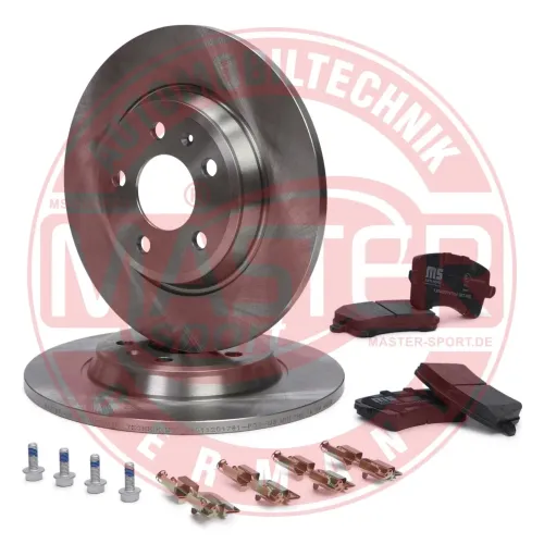 Bremsensatz, Scheibenbremse Hinterachse MASTER-SPORT GERMANY 201201780 Bild Bremsensatz, Scheibenbremse Hinterachse MASTER-SPORT GERMANY 201201780