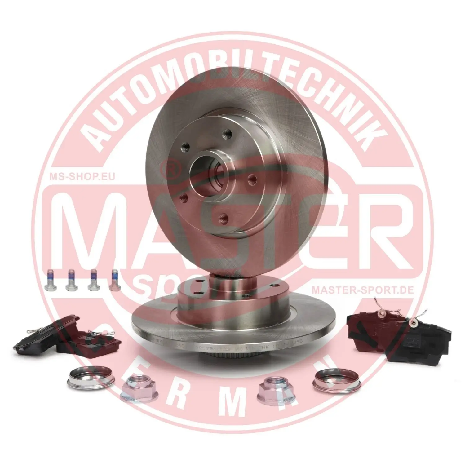 Bremsensatz, Scheibenbremse Hinterachse MASTER-SPORT GERMANY 201202170