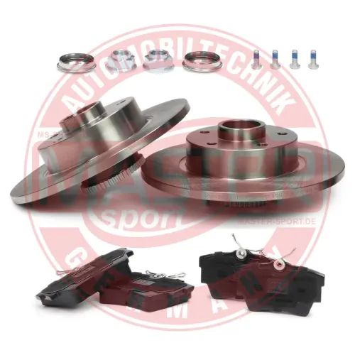 Bremsensatz, Scheibenbremse Hinterachse MASTER-SPORT GERMANY 201202170 Bild Bremsensatz, Scheibenbremse Hinterachse MASTER-SPORT GERMANY 201202170