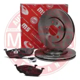 Bremsensatz, Scheibenbremse Vorderachse MASTER-SPORT GERMANY 202201510