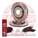 Bremsensatz, Scheibenbremse Vorderachse MASTER-SPORT GERMANY 202201940P