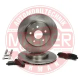 Bremsensatz, Scheibenbremse Hinterachse MASTER-SPORT GERMANY 202301140