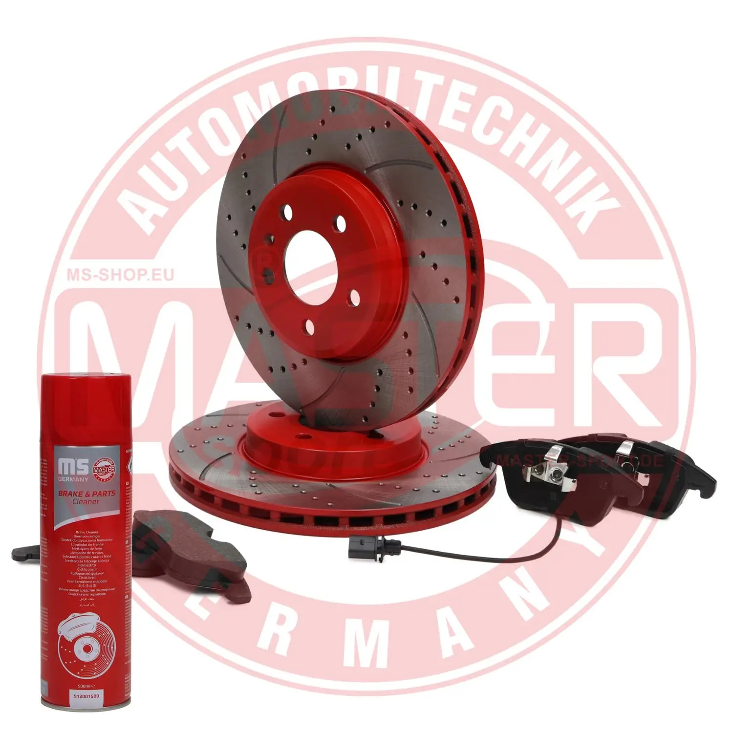 Bremsensatz, Scheibenbremse Vorderachse MASTER-SPORT GERMANY 202521840P