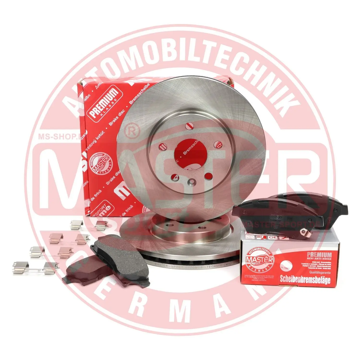 Bremsensatz, Scheibenbremse Vorderachse MASTER-SPORT GERMANY 202601650